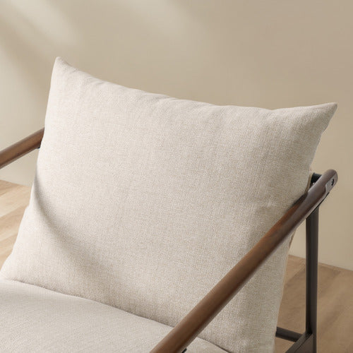 STUDIO HOME PRIMROSE RUBBERWOOD ACCENT CHAIR