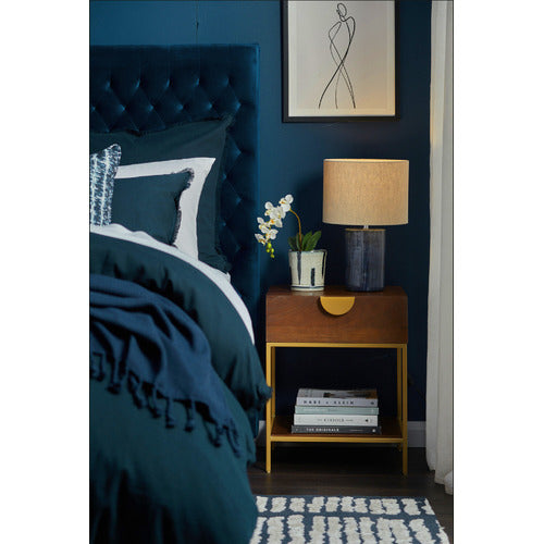 PRIYA MANGO WOOD BEDSIDE TABLE