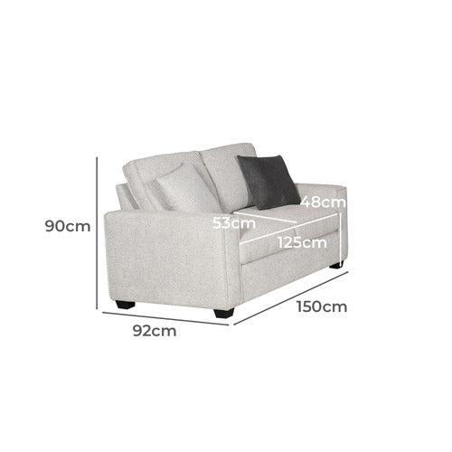 SOUTHERN STYLERS QUINTUS 2 SEATER UPHOLSTERED SOFA