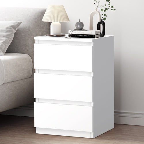 HOXTON ROOM REGAL 3 DRAWER BEDSIDE TABLE