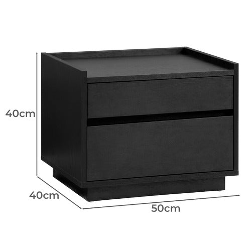 RHET BEDSIDE TABLES (SET OF 2)