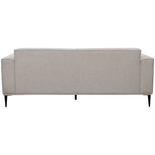 NATURAL RHYS 3 SEATER UPHOLSTERED SOFA