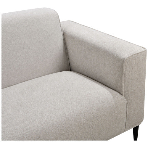 NATURAL RHYS 3 SEATER UPHOLSTERED SOFA