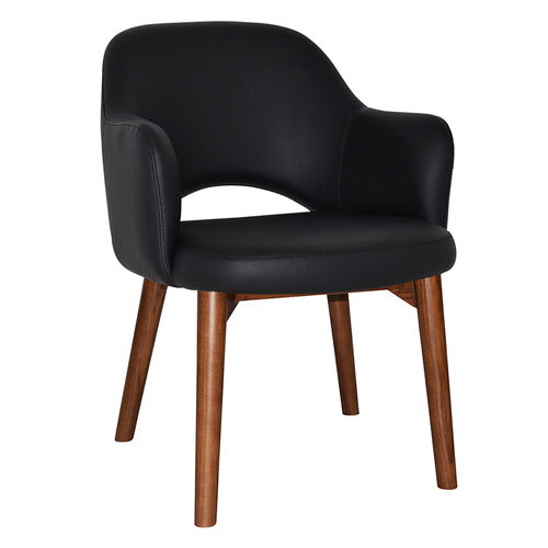BRIGHT SIDE FURNITURE RICHMOND FAUX LEATHER ARMCHAIRS (SET OF 2)