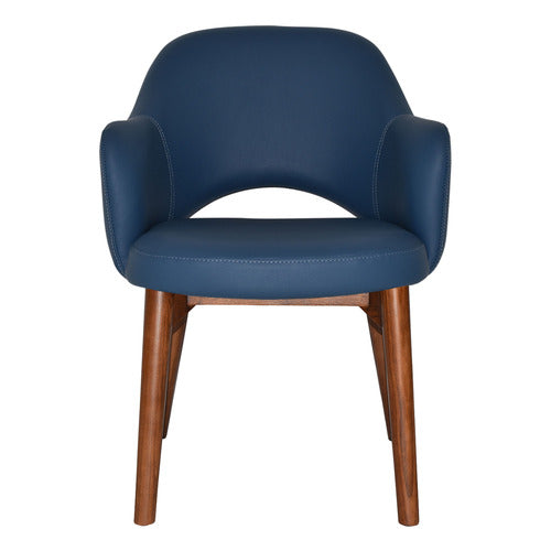 BRIGHT SIDE FURNITURE RICHMOND FAUX LEATHER ARMCHAIRS (SET OF 2)