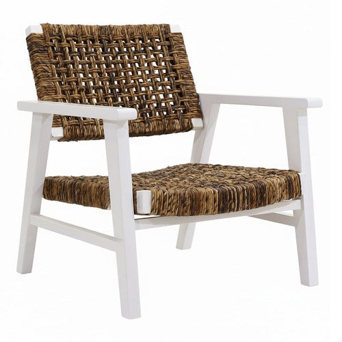 NORDIC STREET RIVERS MAHOGANY WOOD ARMCHAIR