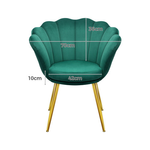 HOXTON ROOM ROCCO VELVET ARMCHAIR