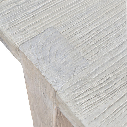 CHARTWELL HOME ROLLINS SQUARE RECYCLED ELM WOOD COFFEE TABLE