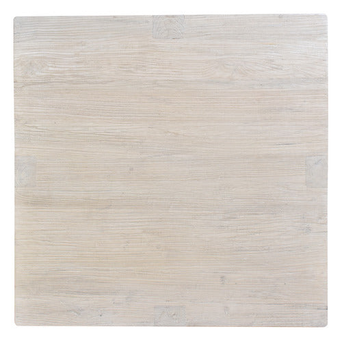 CHARTWELL HOME ROLLINS SQUARE RECYCLED ELM WOOD COFFEE TABLE