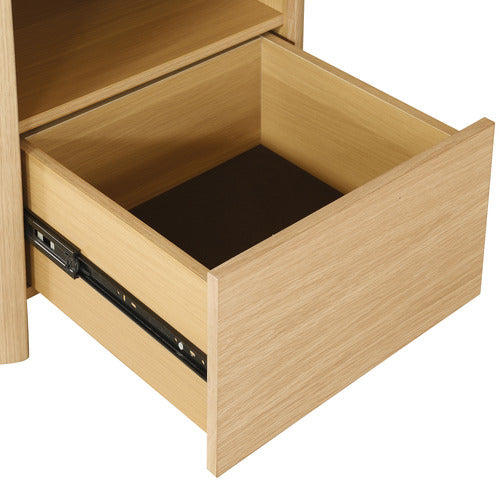 RONAN OAK WOOD BEDSIDE TABLE
