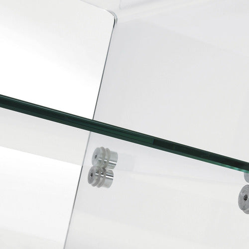 LINEA FURNITURE ROSCOE GLASS COFFEE TABLE