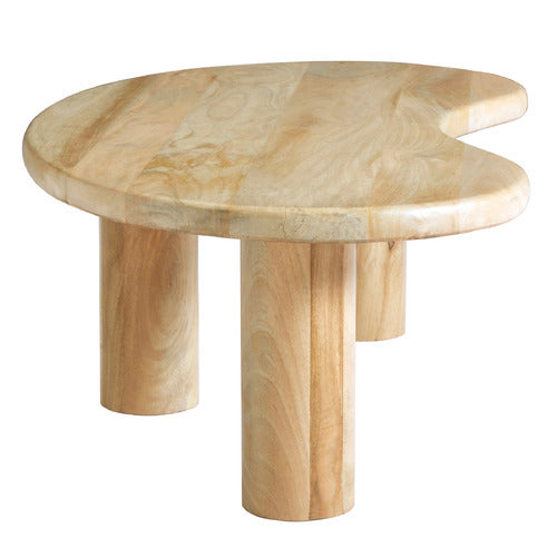 ROWAN CURVED MANGO WOOD COFFEE TABLE