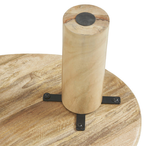ROWAN CURVED MANGO WOOD COFFEE TABLE