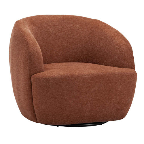 CONTINENTAL DESIGNS RUST ORANGE CUDDLE ARMCHAIR
