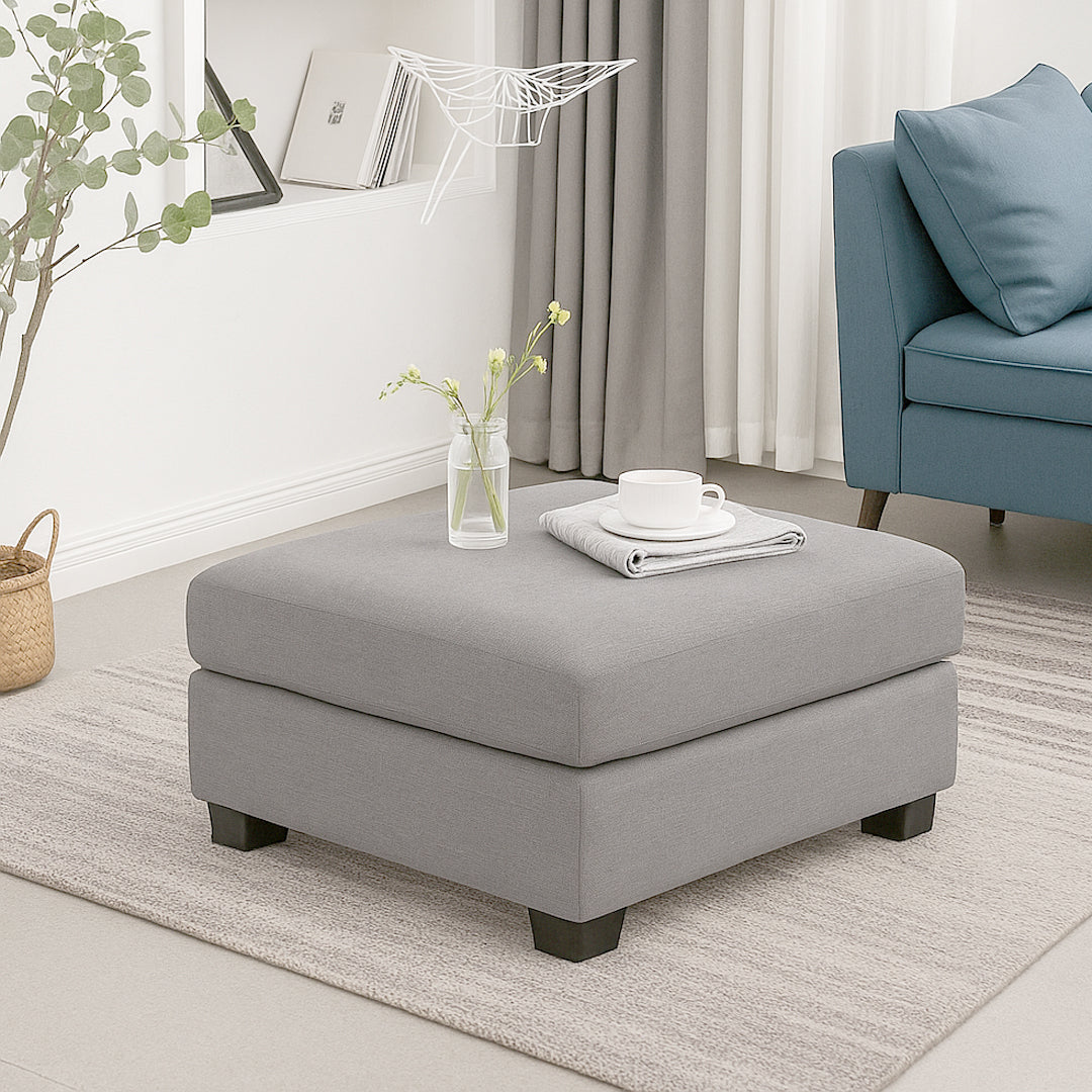 SANDS OTTOMAN LIGHT GREY