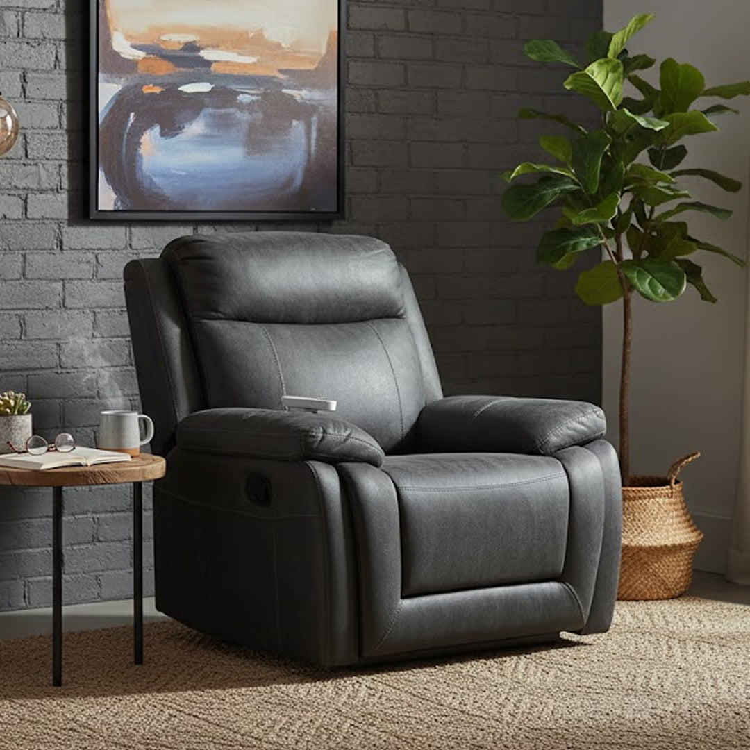 SAN MARCO FABRIC ELECTRIC LIFT CHAIR BLACK