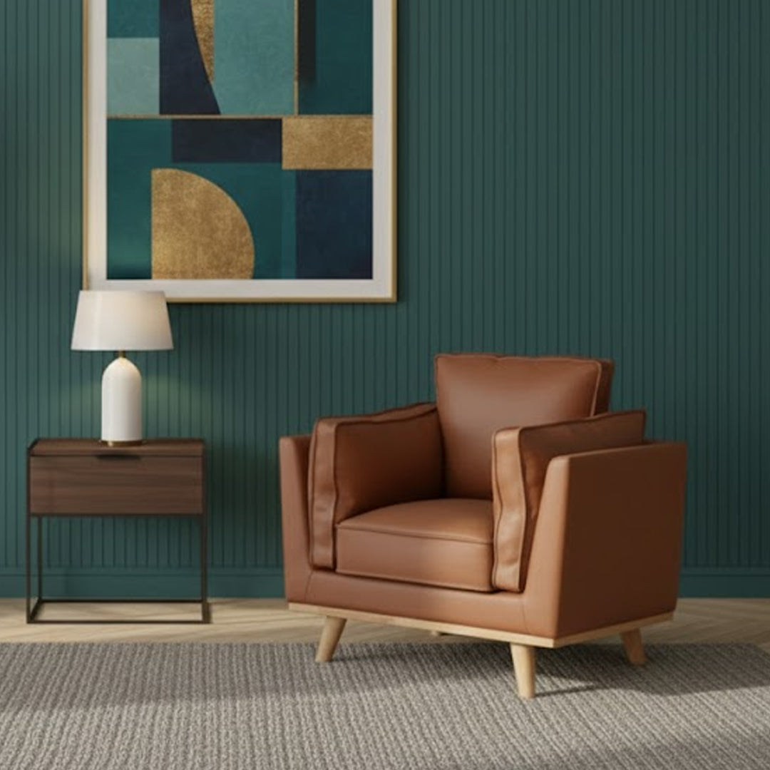 SCHROEDER ACCENT CHAIR TAN