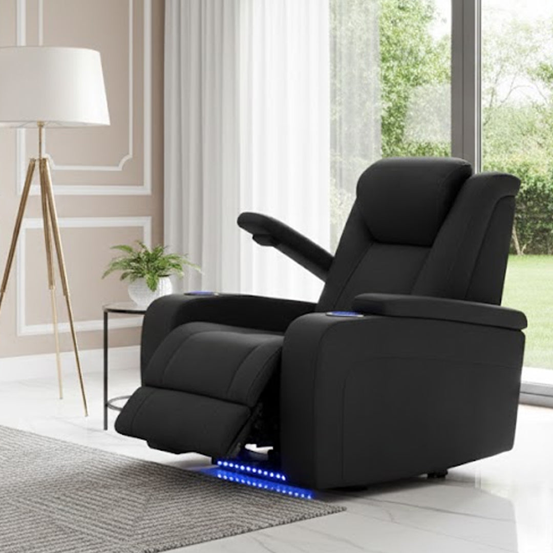 SENTINAL MK2 FABRIC ELECTRIC RECLINER CHARCOAL
