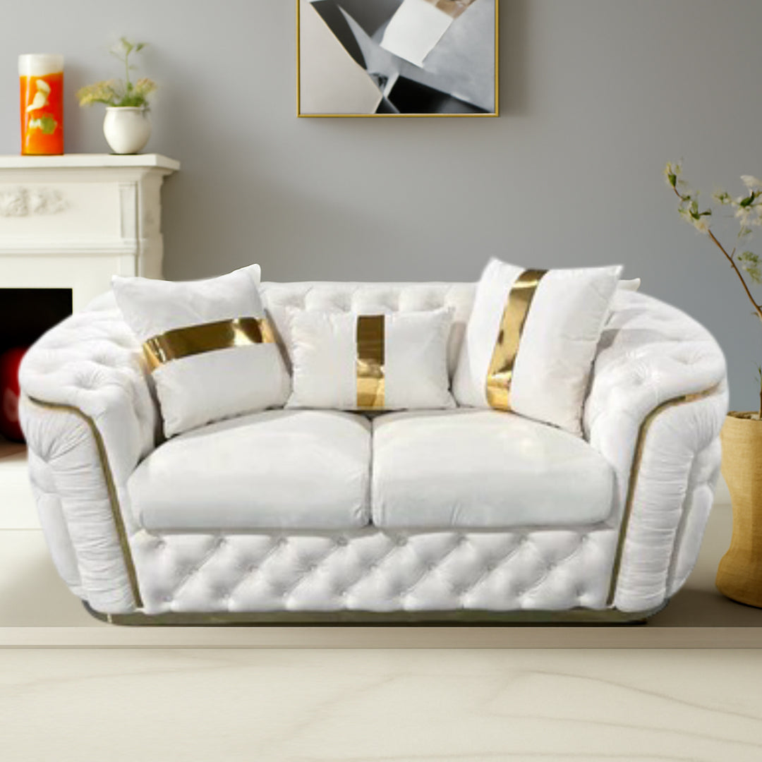 SOUTHERN STYLERS RALEIGH 2 SEATER VELVET SOFA
