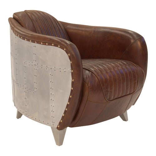 CHARTWELL HOME SABRE LEATHER ARMCHAIR