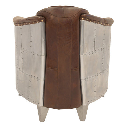 CHARTWELL HOME SABRE LEATHER ARMCHAIR