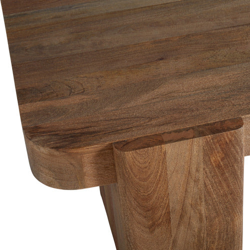 THE HOME COLLECTIVE SADIE MANGO WOOD COFFEE TABLE