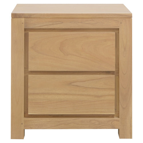 LA VERDE SAUL CEDAR WOOD BEDSIDE TABLE