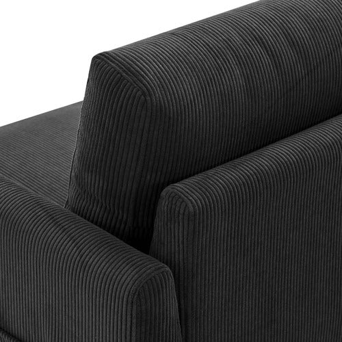 CORE LIVING SAULE 3 SEATER CORDUROY SOFA