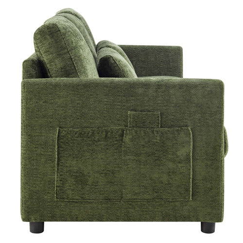 CORE LIVING SAULE 3 SEATER UPHOLSTERED SOFA