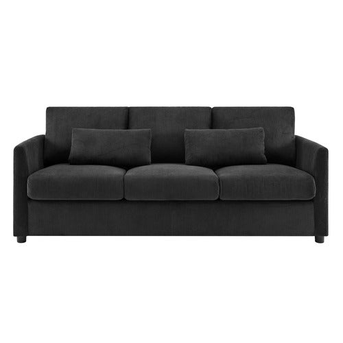 CORE LIVING SAULE 3 SEATER CORDUROY SOFA
