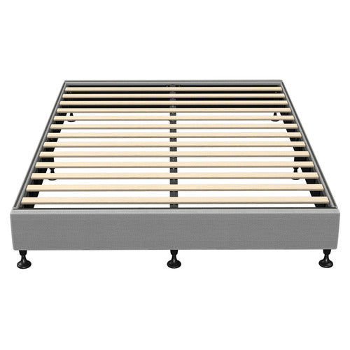 LIVING FUSION GREY SCHUBERT BED BASE