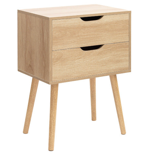 CORE LIVING SEATTLE 2 DRAWER BEDSIDE TABLE