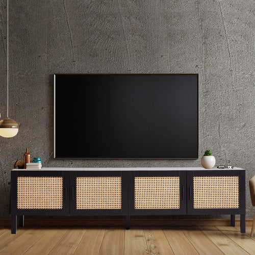CHISWICK LIVING SENNA RATTAN ENTERTAINMENT UNIT