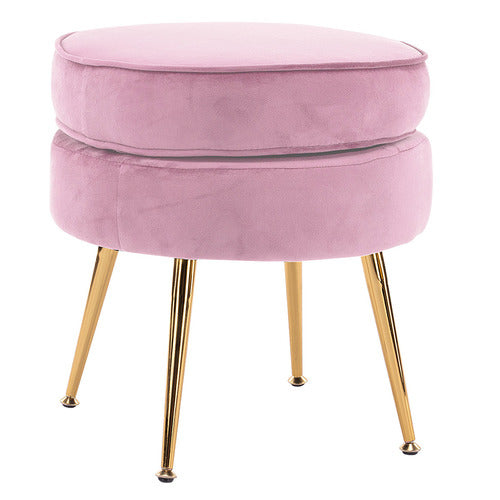 LETITIA LANE 2 PIECE SHANAYA VELVET ARMCHAIR & OTTOMAN SET