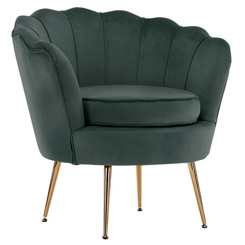 LETITIA LANE SHANAYA VELVET ARMCHAIR