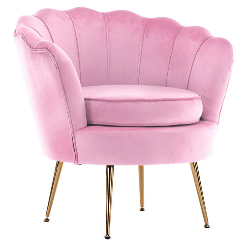 LETITIA LANE 2 PIECE SHANAYA VELVET ARMCHAIR & OTTOMAN SET