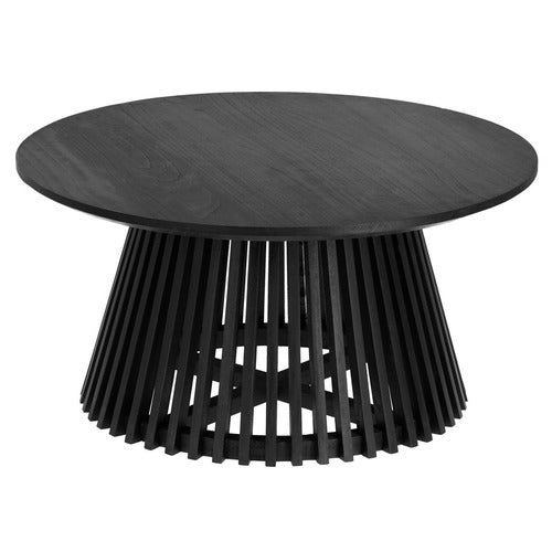 LINEA FURNITURE DARLA ROUND WOODEN COFFEE TABLE