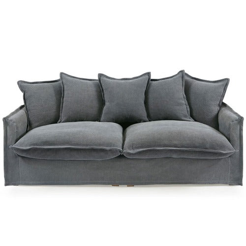 HYDE PARK HOME CUMULUS PREMIUM 3 SEATER COTTON SLIPCOVER SOFA