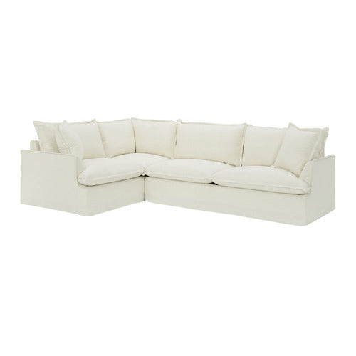 SOFTY PREMIUM 5 SEATER QUEEN SLIPCOVER CORNER SOFA BED