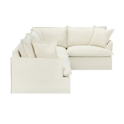 SOFTY PREMIUM 5 SEATER QUEEN SLIPCOVER CORNER SOFA BED