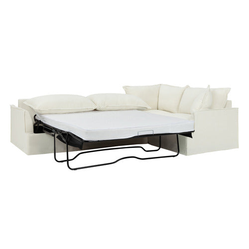 SOFTY PREMIUM 5 SEATER QUEEN SLIPCOVER CORNER SOFA BED