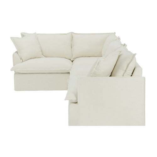 SOFTY PREMIUM 5 SEATER QUEEN SLIPCOVER CORNER SOFA BED
