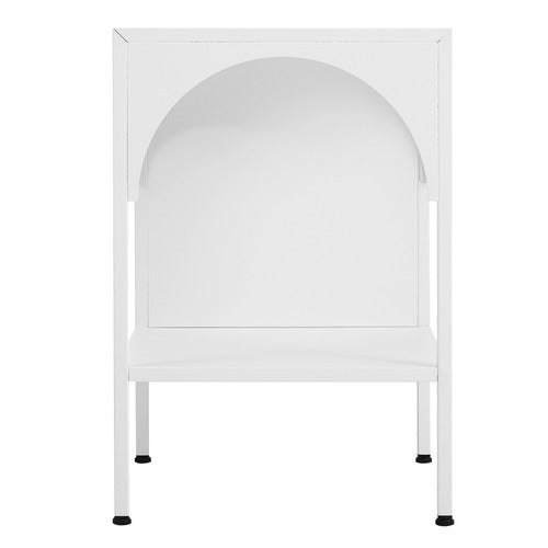 MADDISON LANE SOLANA ALUMINIUM BEDSIDE TABLE