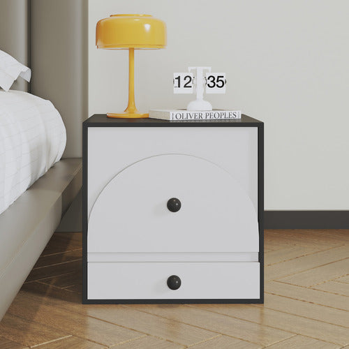 AROYA HOME SOLARA 2 DRAWER BEDSIDE TABLE