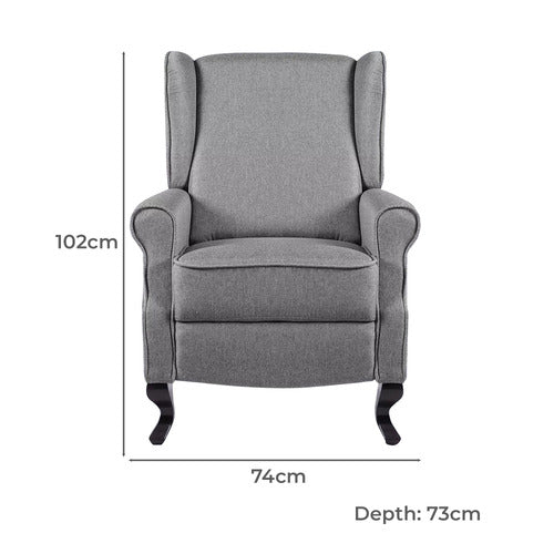 HOXTON ROOM PHILO RECLINER ACCENT CHAIR