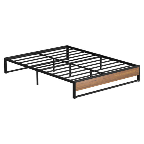 HOXTON ROOM SOREN STEEL & TIMBER BED BASE