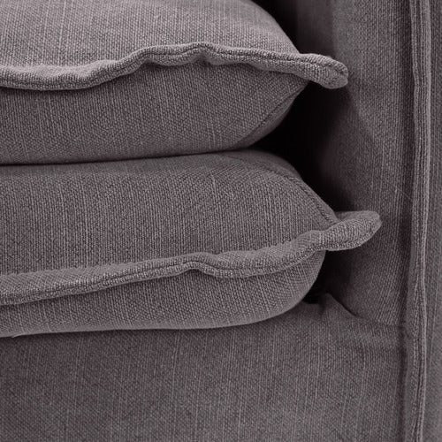 REXINGTON HOME SOREN 3 SEATER COTTON & LINEN SOFA