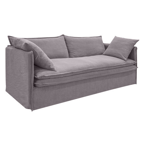 REXINGTON HOME SOREN 3 SEATER COTTON & LINEN SOFA