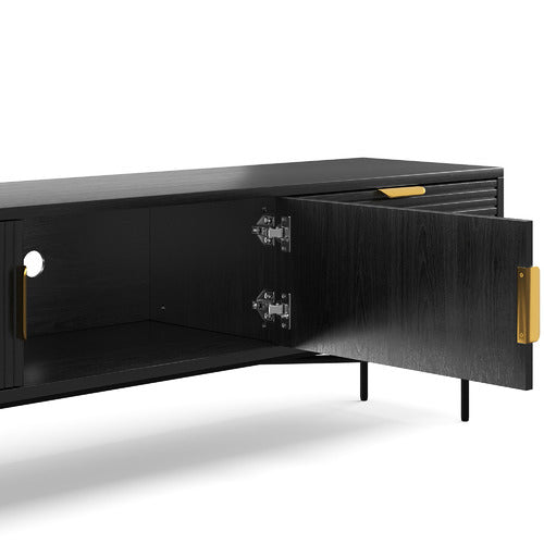 CONTINENTAL DESIGNS TABITHA RIPPLE SLATTED TV UNIT