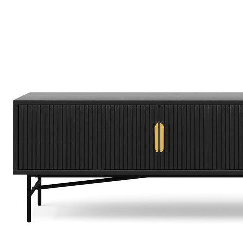 CONTINENTAL DESIGNS TABITHA RIPPLE SLATTED TV UNIT